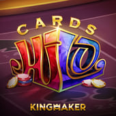 Cards Hi Lo cards game on playtime gaming